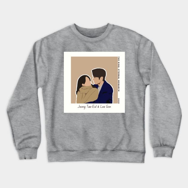 Jeong Tae-Eul and Lee Gon The King Eternal Monarch Crewneck Sweatshirt by jocela.png